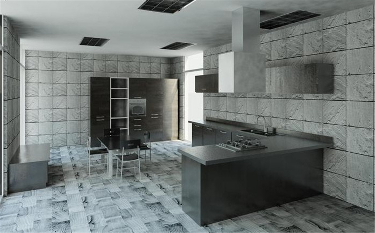 餐厅厨房设计BIM模型，Revit模型免费下载