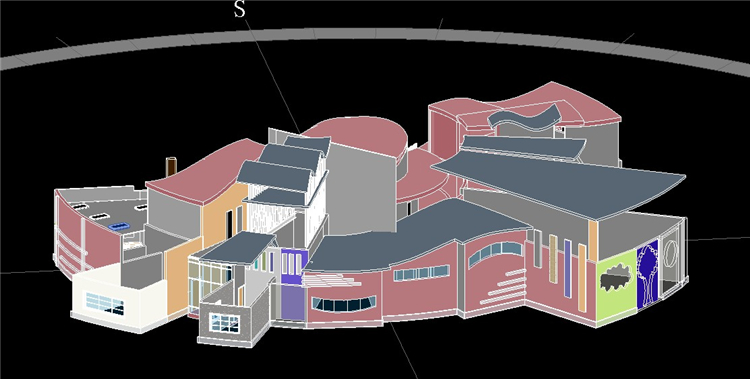 幼儿园BIM建筑设计，Reivt模型下载