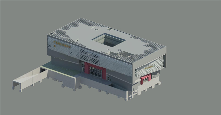 博物馆BIM设计项目Revit模型建筑结构暖通电气土建机电设备MEP